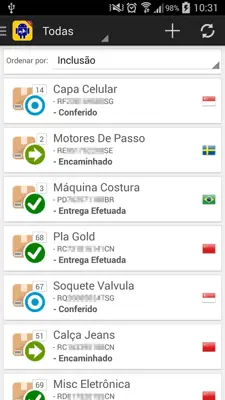 Rastreio Correios android App screenshot 6